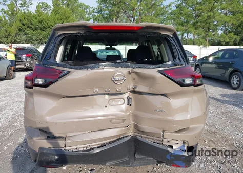 2025 Nissan Rogue Sv Intelligent Awd из США, поврежденный, VIN 5N1BT3BB5SC770272